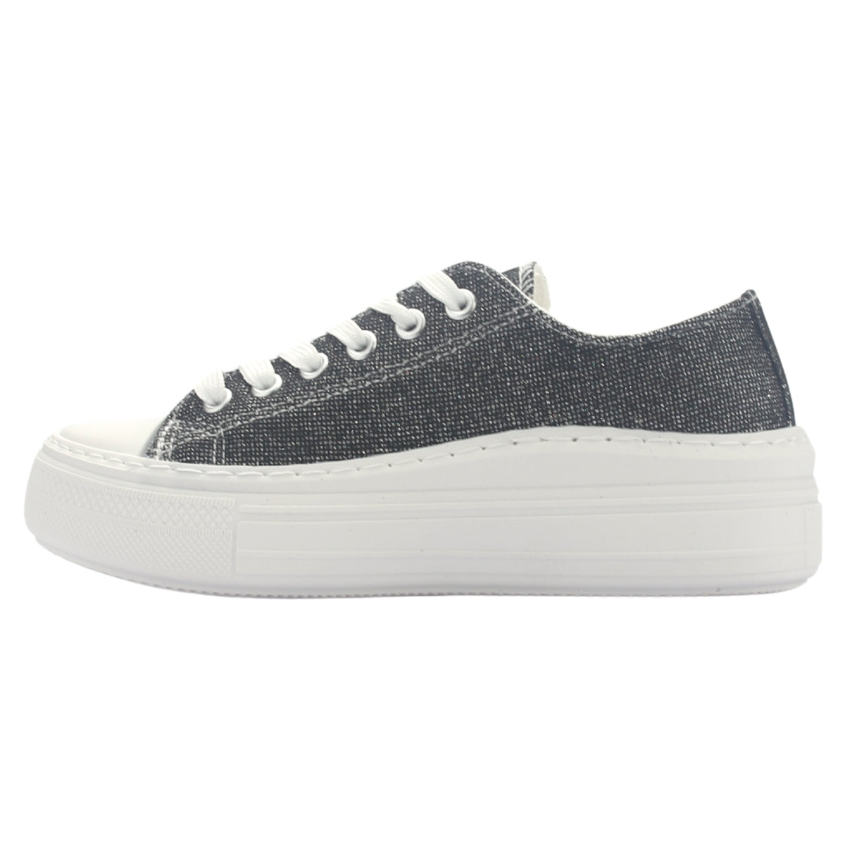 Zapatilla Chalada Mujer Clu-11 Negro Urbano