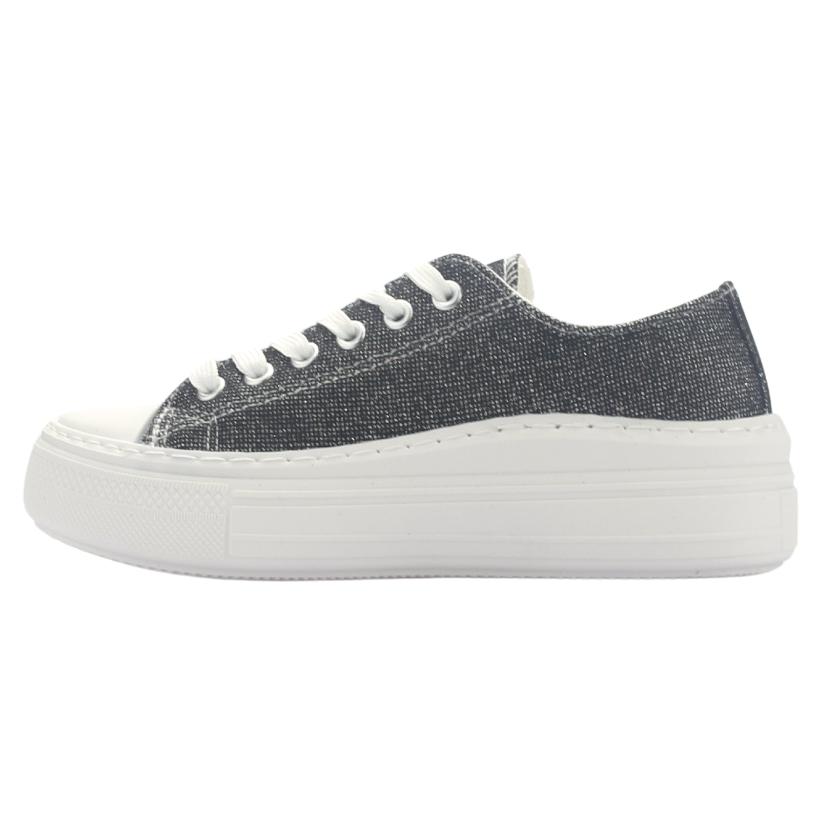 Zapatilla Chalada Mujer Clu-11 Negro Urbano