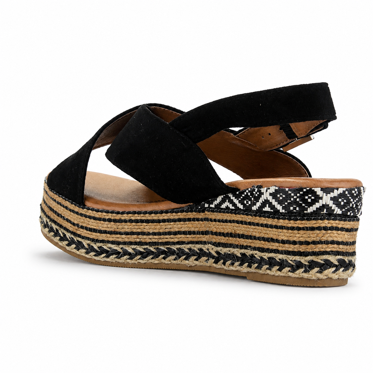 Sandalia Negro Mujer Casual Chalada Masie