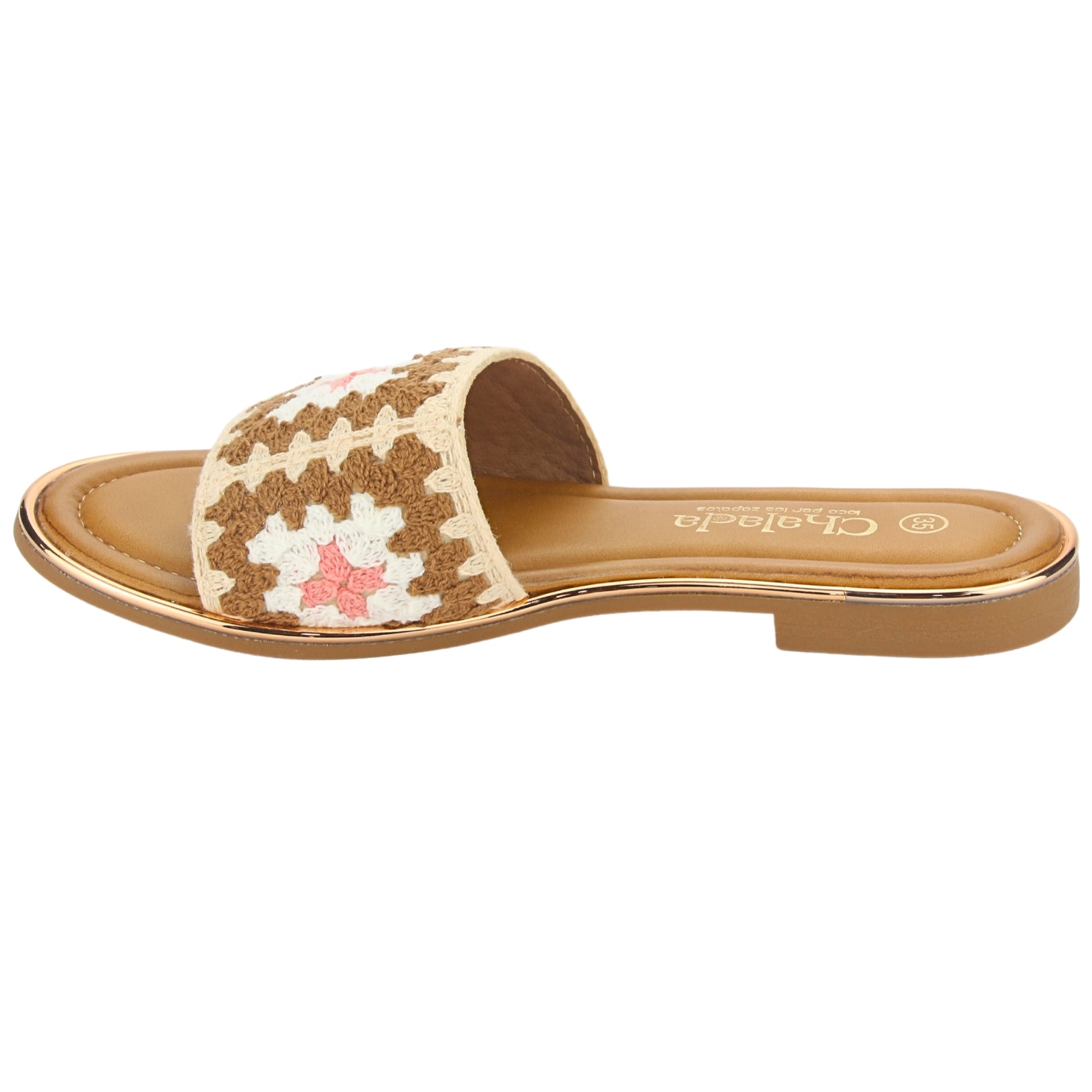 Sandalia Chalada Mujer Lila-15 Beige Casual