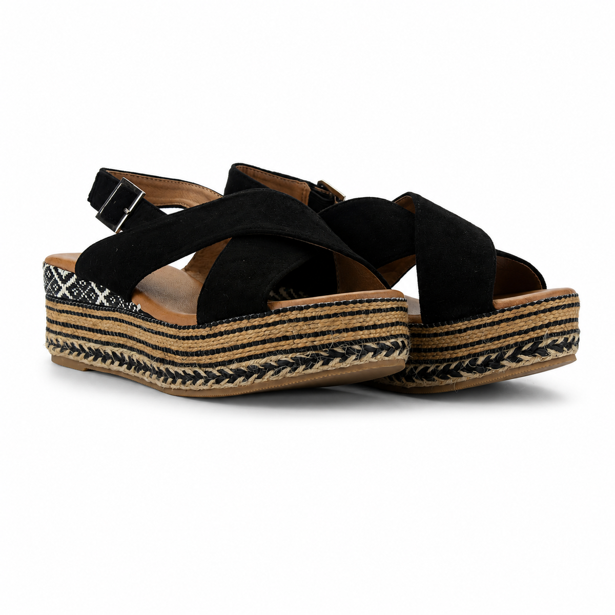 Sandalia Negro Mujer Casual Chalada Masie