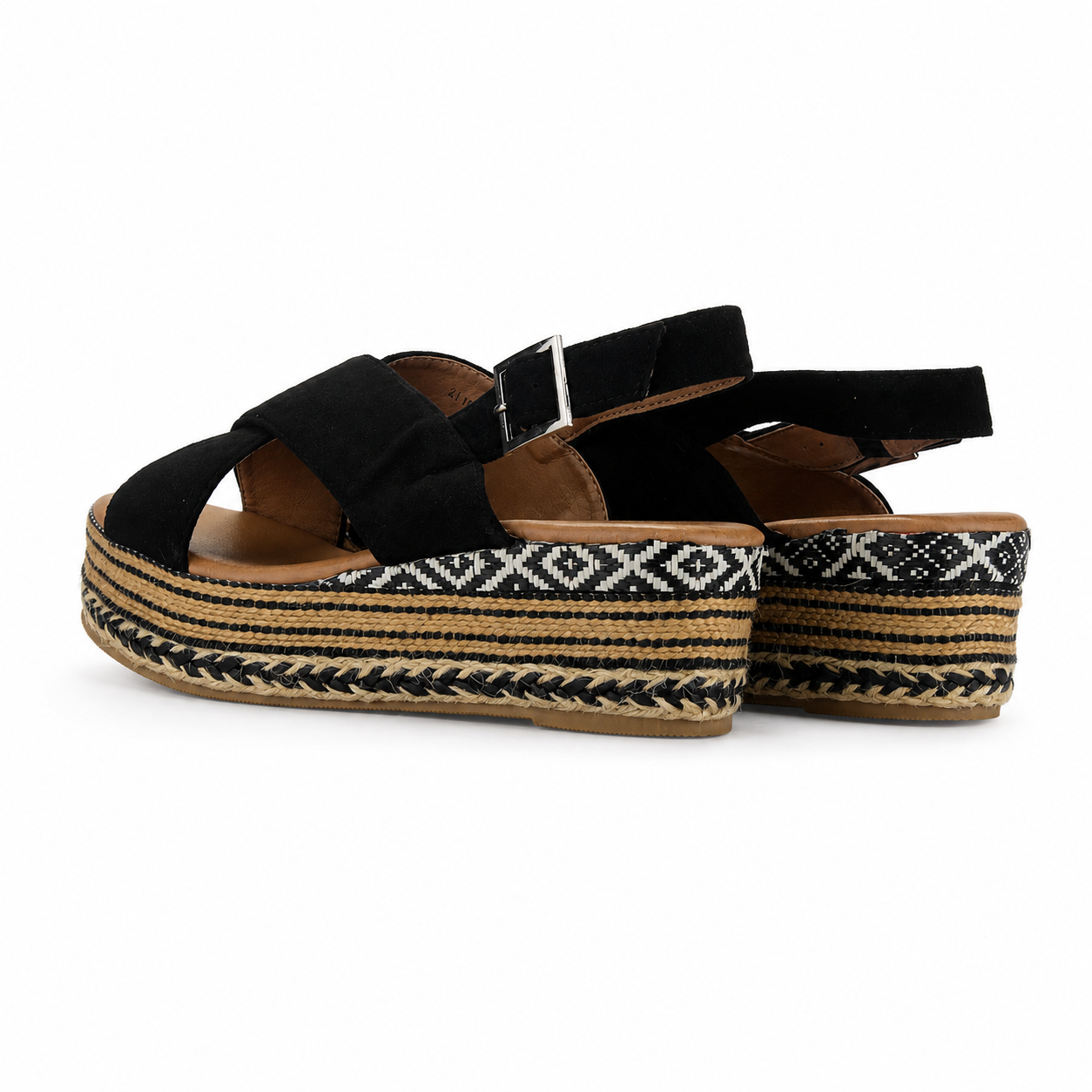 Sandalia Negro Mujer Casual Chalada Masie