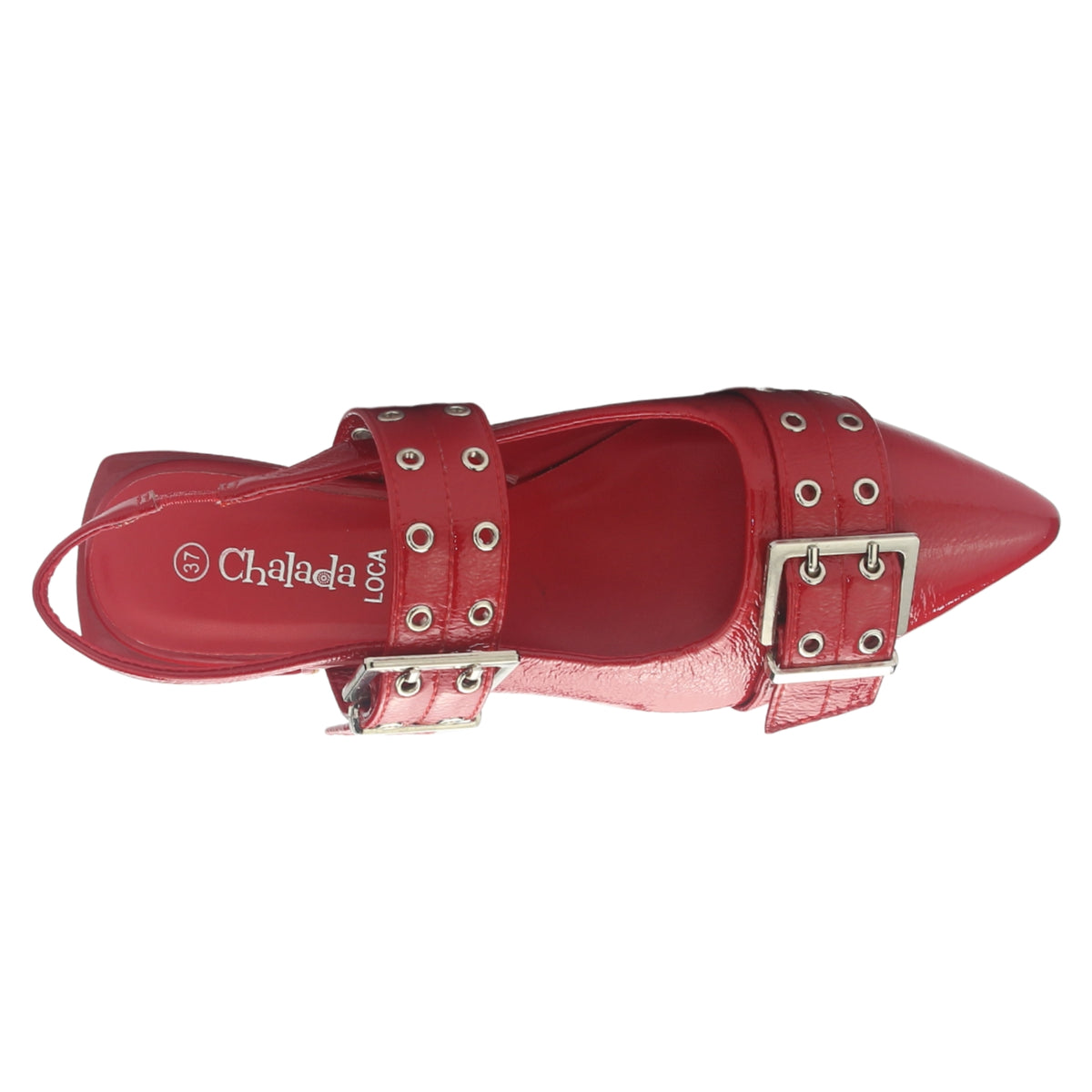 Ballerina Mujer Chalada Slik-1 Rojo Casual