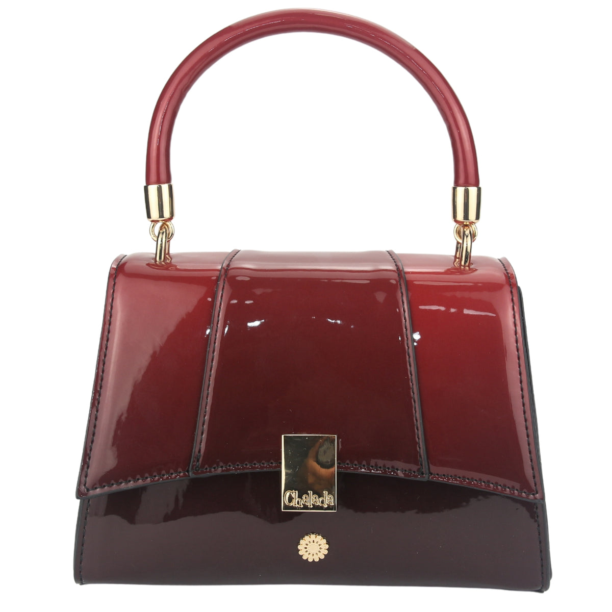 Cartera Chalada Mujer Cartera-2 Burdeo Moda