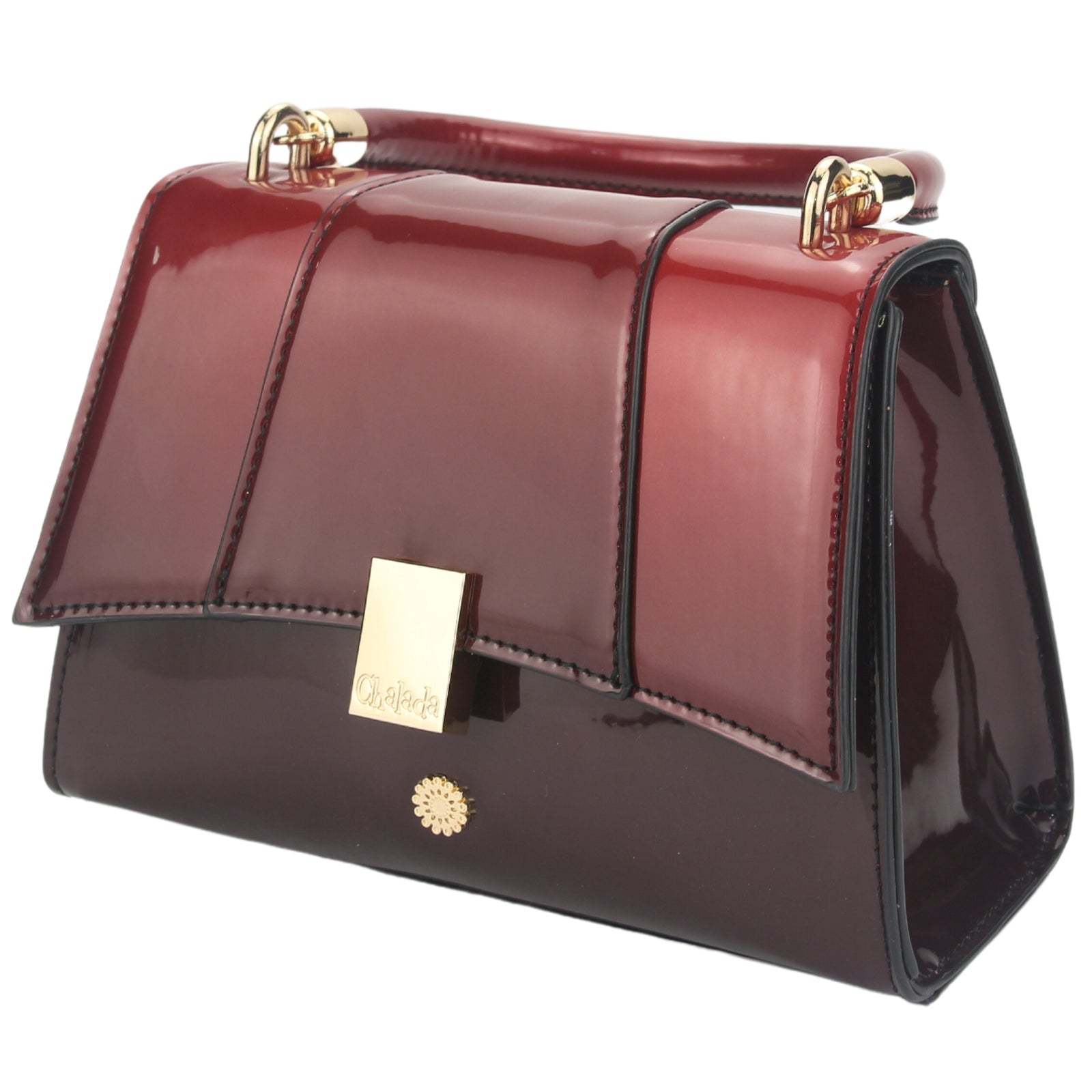 Cartera Chalada Mujer Cartera-2 Burdeo Moda