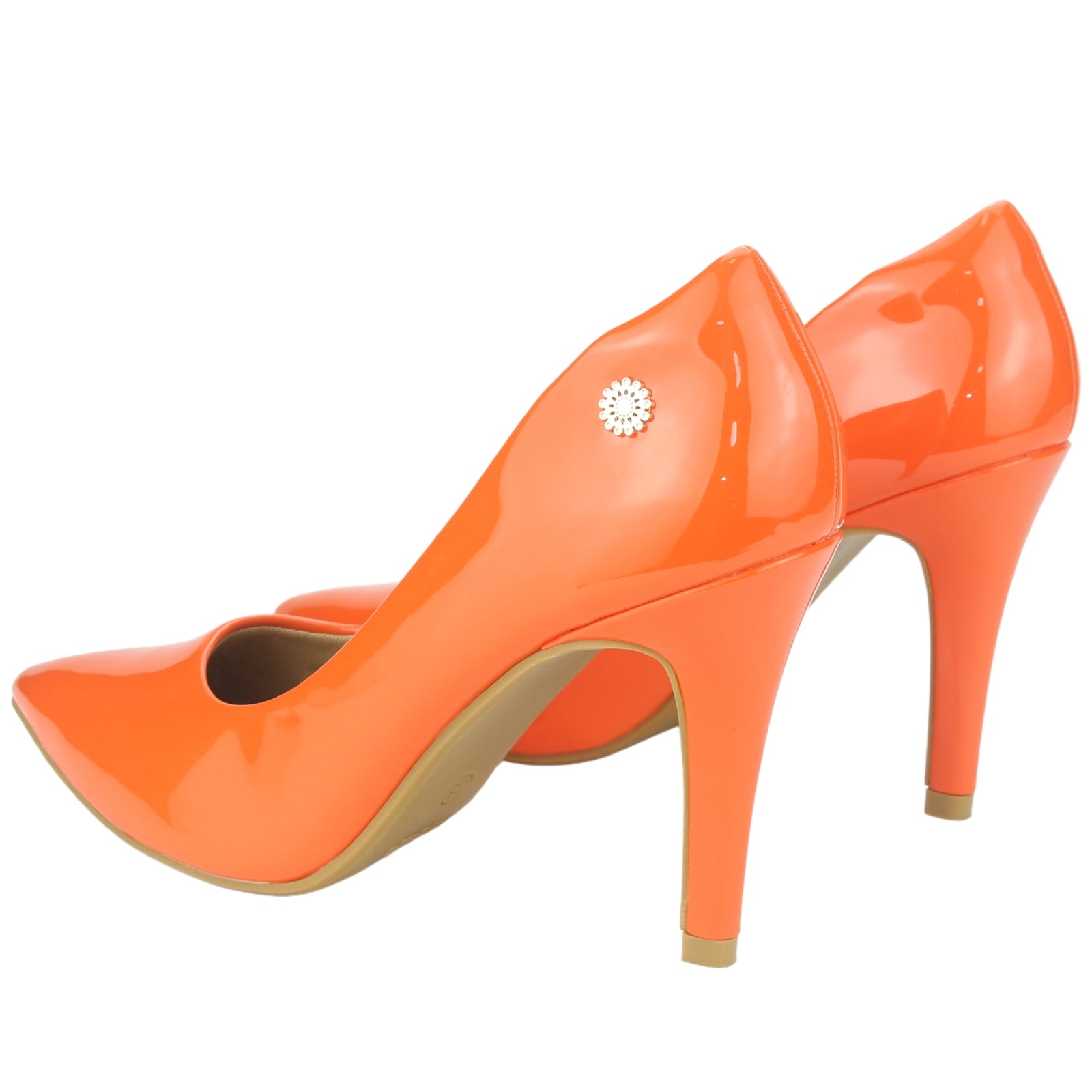 Zapato Chalada Mujer Clora-4 Naranjo Casual