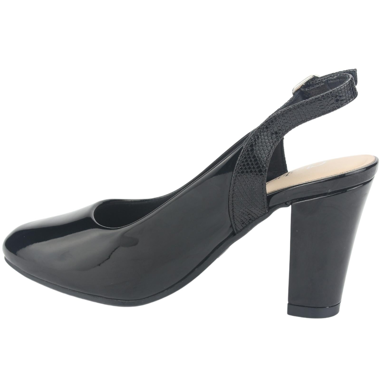 Zapato Chalada Mujer Cobna-7 Negro Casual