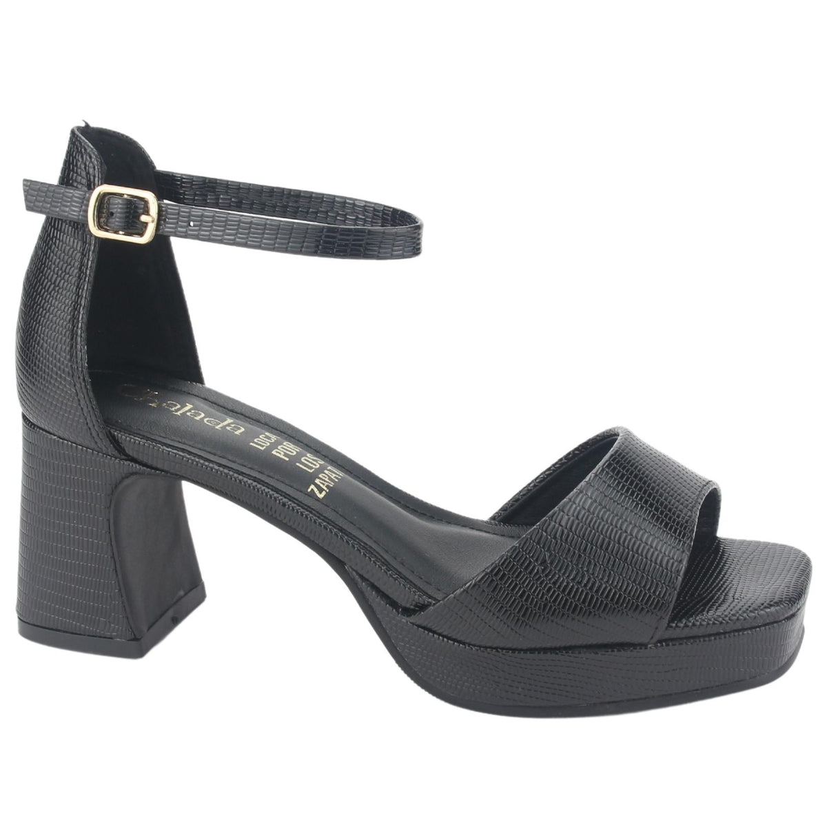 Sandalia Chalada Mujer Flora-2 Negro Casual