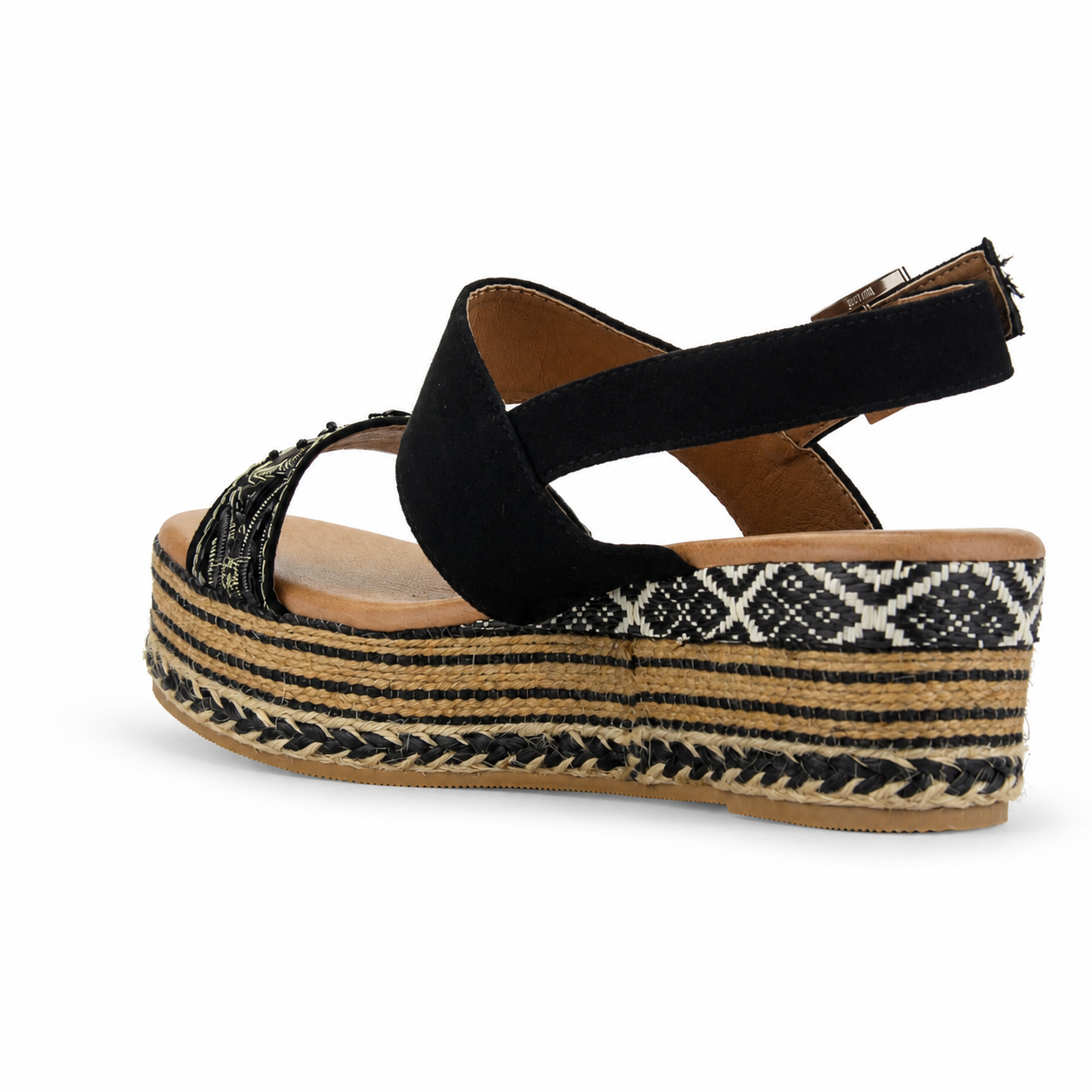 Sandalia Negro Mujer Casual Chalada Masie