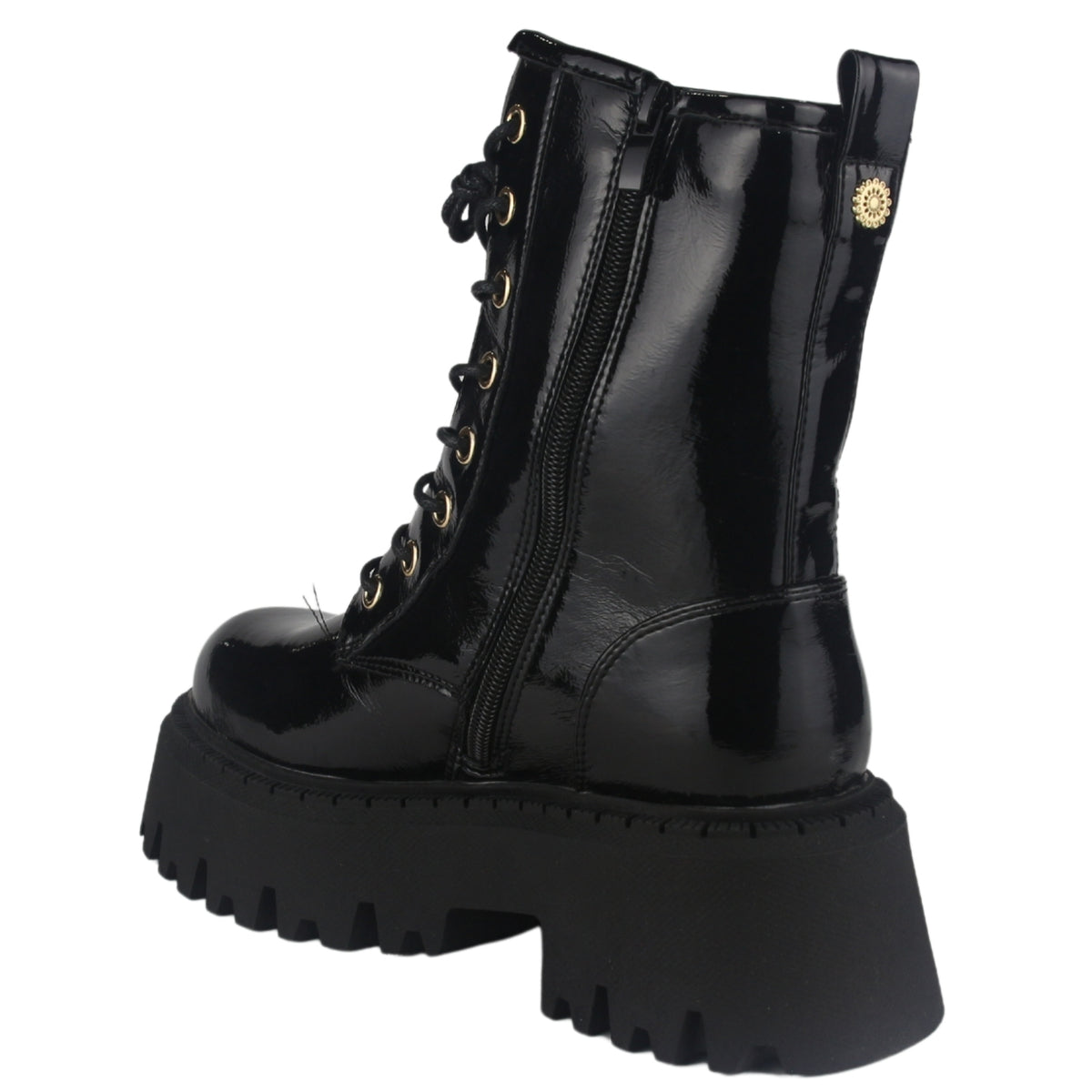 Bota Chalada Mujer Tractor-21 Negro Casual