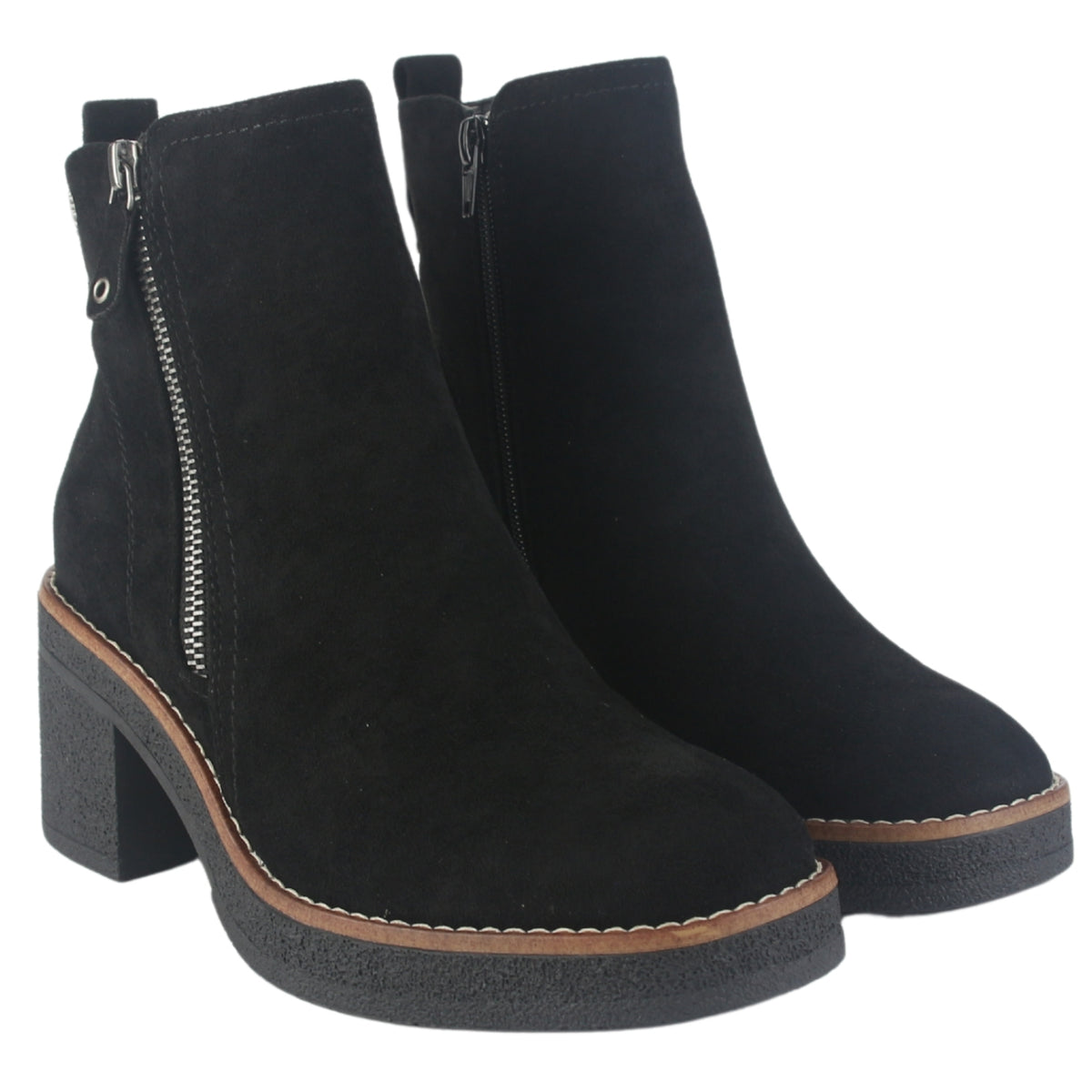 Botin Chalada Mujer Bricca-2 Negro Casual