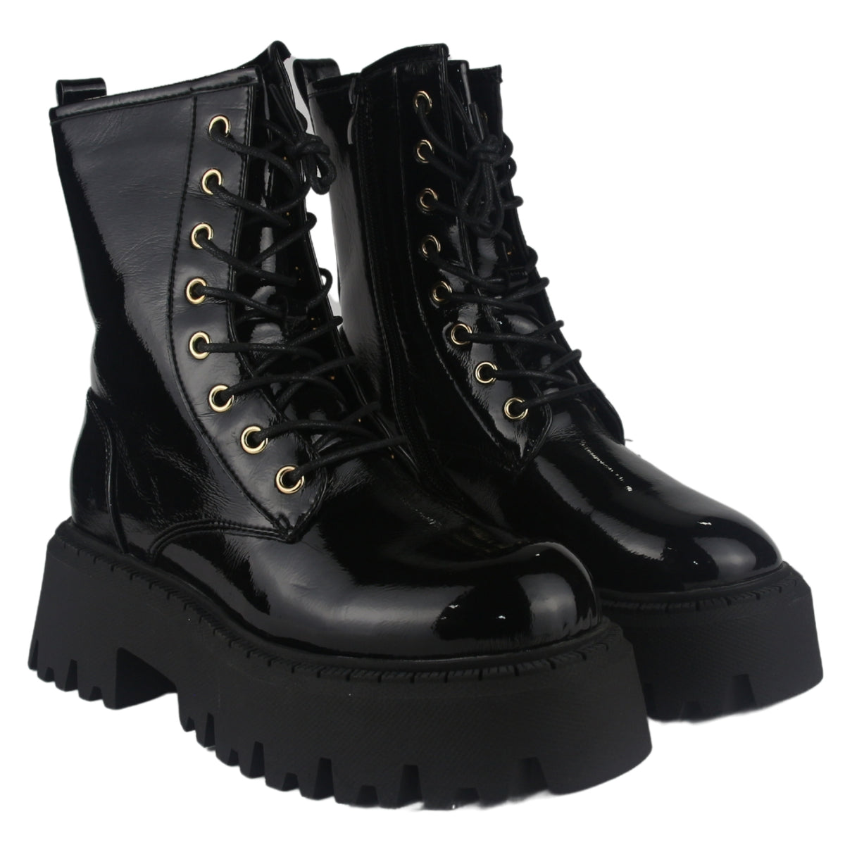 Bota Chalada Mujer Tractor-21 Negro Casual