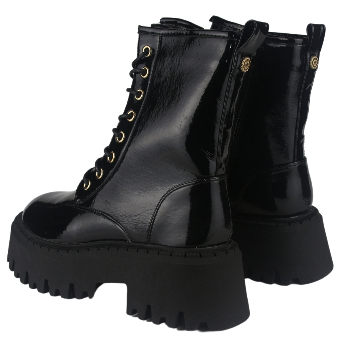 Bota Chalada Mujer Tractor-21 Negro Casual