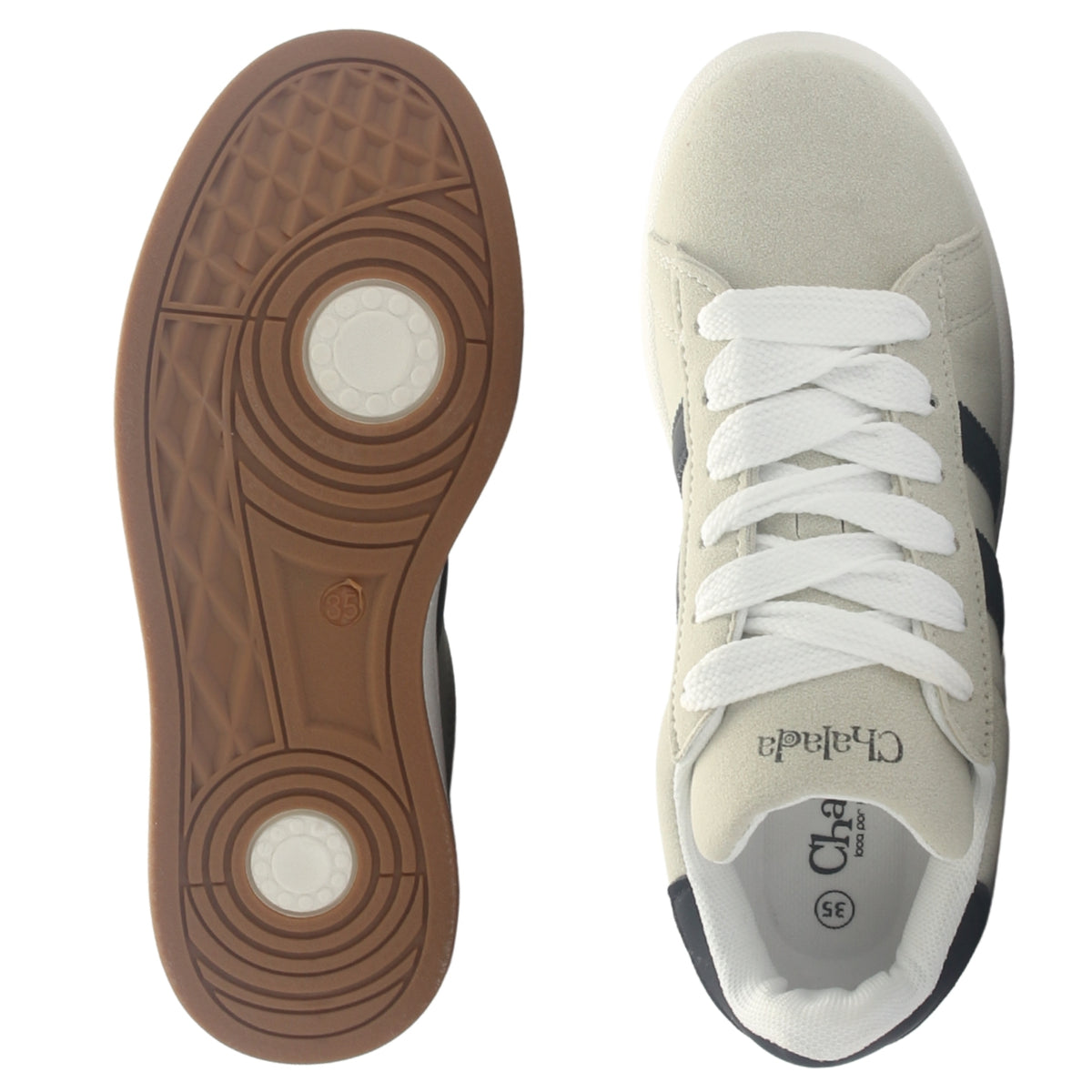 Zapatilla Mujer Chalada Annie-1 Beige Urbano