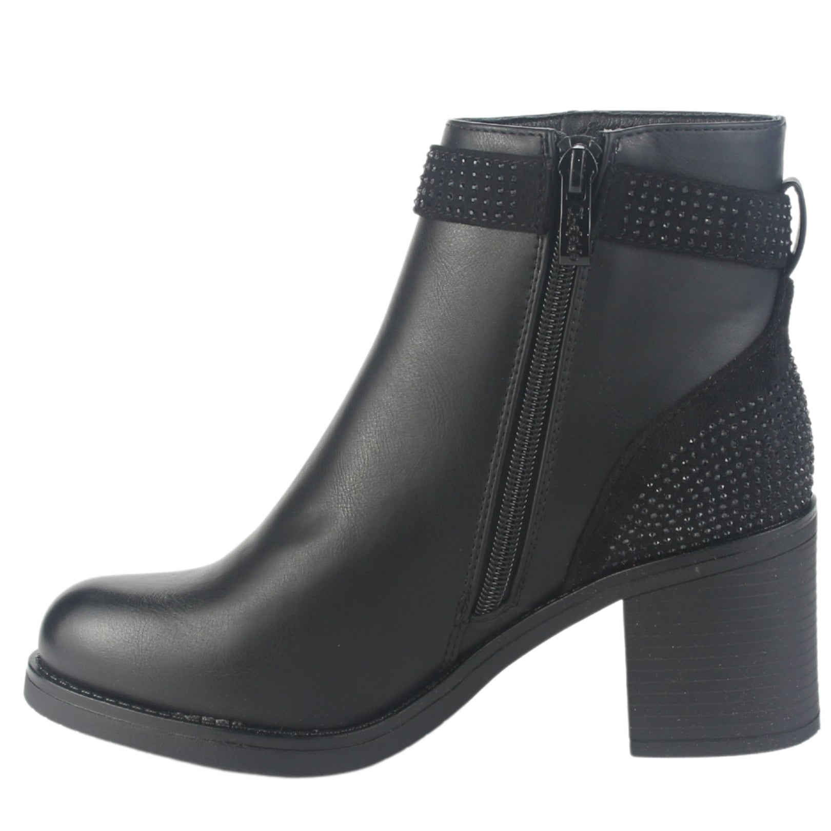 Botin Chalada Mujer Prata-2 Negro Casual
