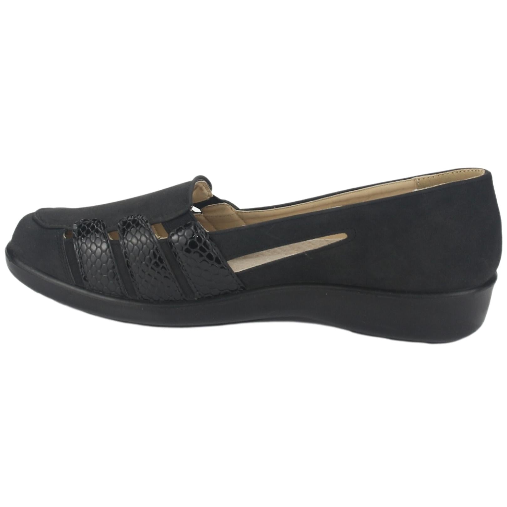 Zapato Chalada Mujer Deco-2 Negro Comfort