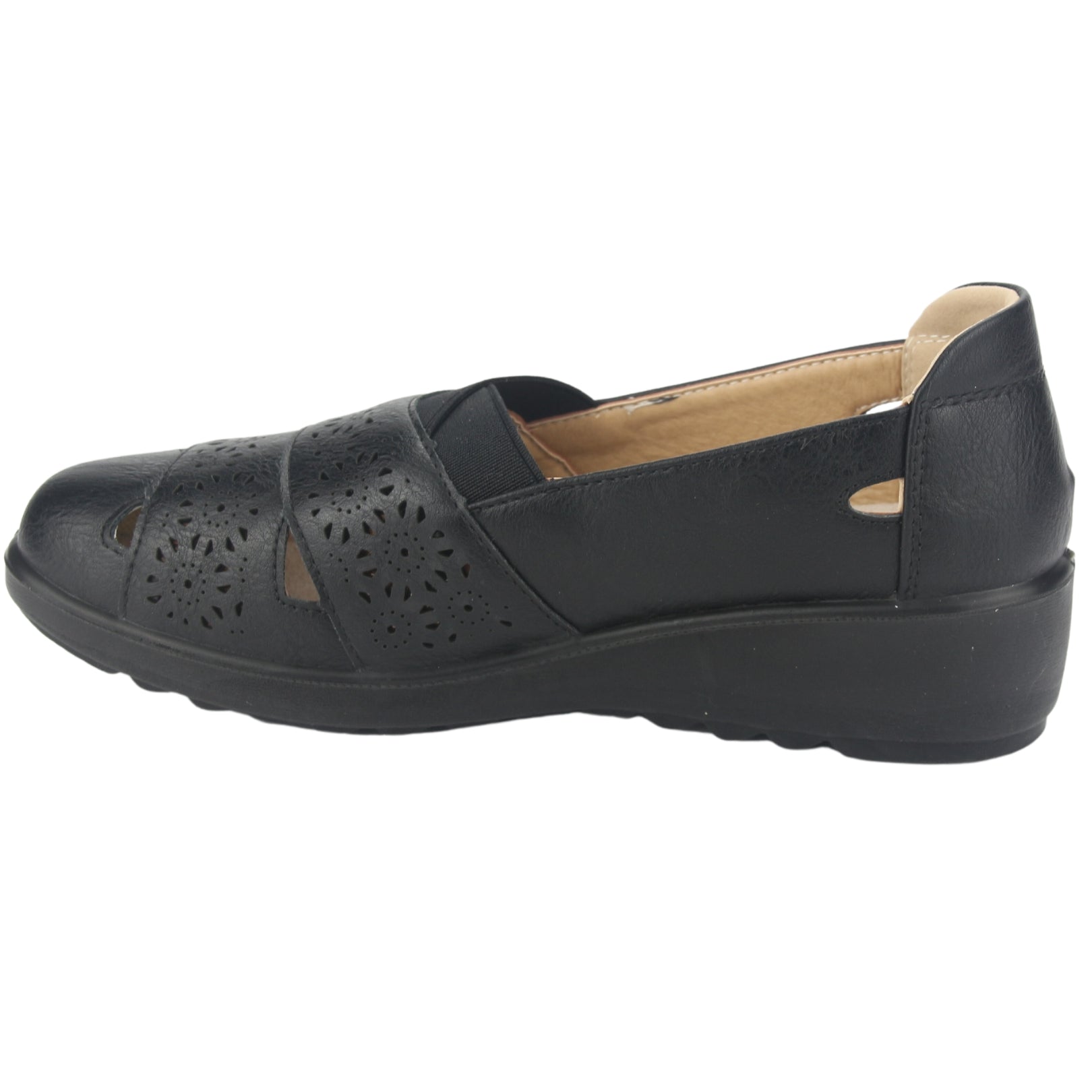 Mocasin Chalada Mujer Deza-1 Negro Casual