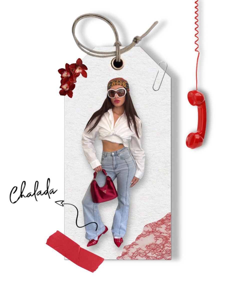 Ballerina Mujer Chalada Slik-1 Rojo Casual