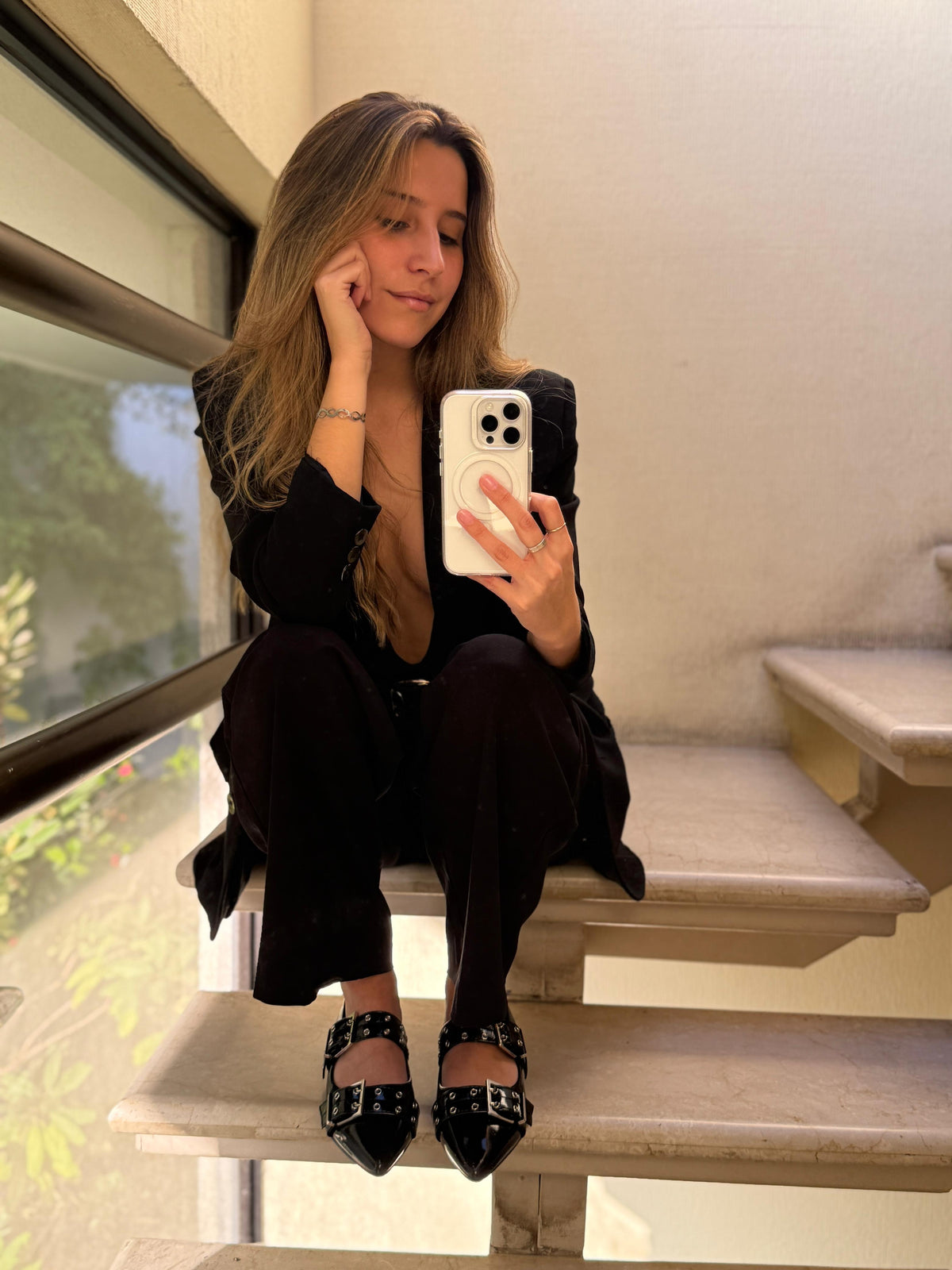 Ballerinas de Mujer Negro Casuales Chalada Slik-1