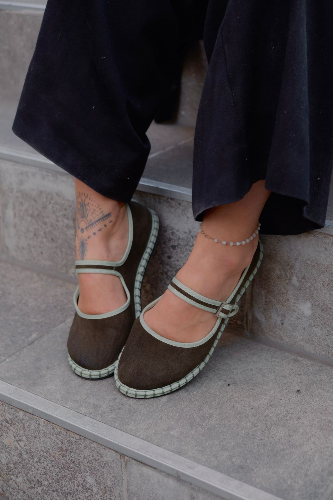 Alpargata de Mujer de color Oliva Casual Chalada Mila-10