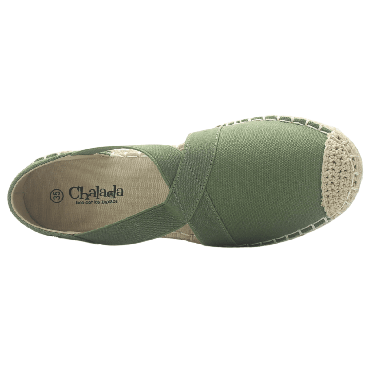 Alpargata de mujer Oliva Casual Chalada Dijon-14 Zapatos Planos Comfort Chalada 