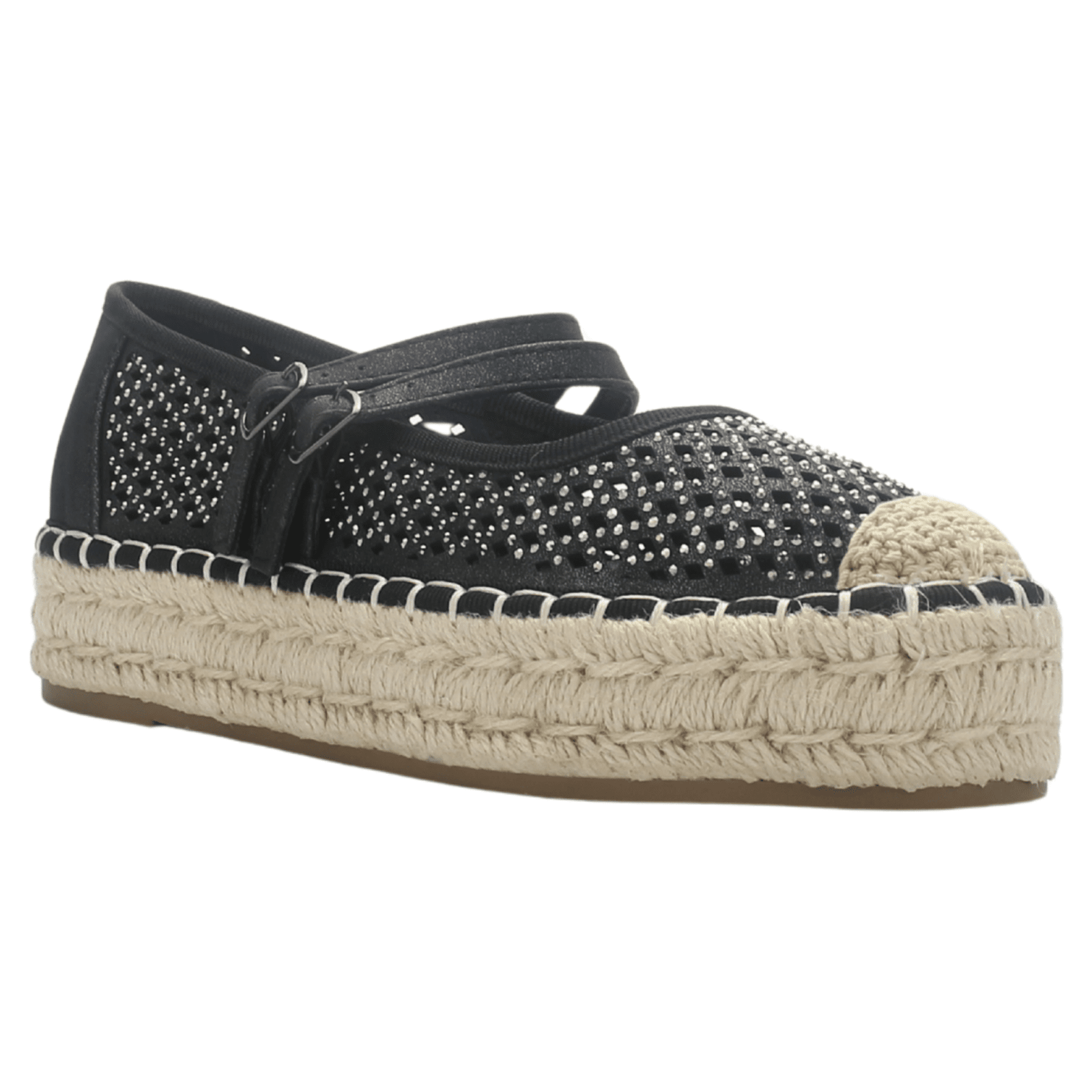 Alpargata Negro Mujer Casual Chalada Tap-50 Zapatos Planos Comfort Chalada 