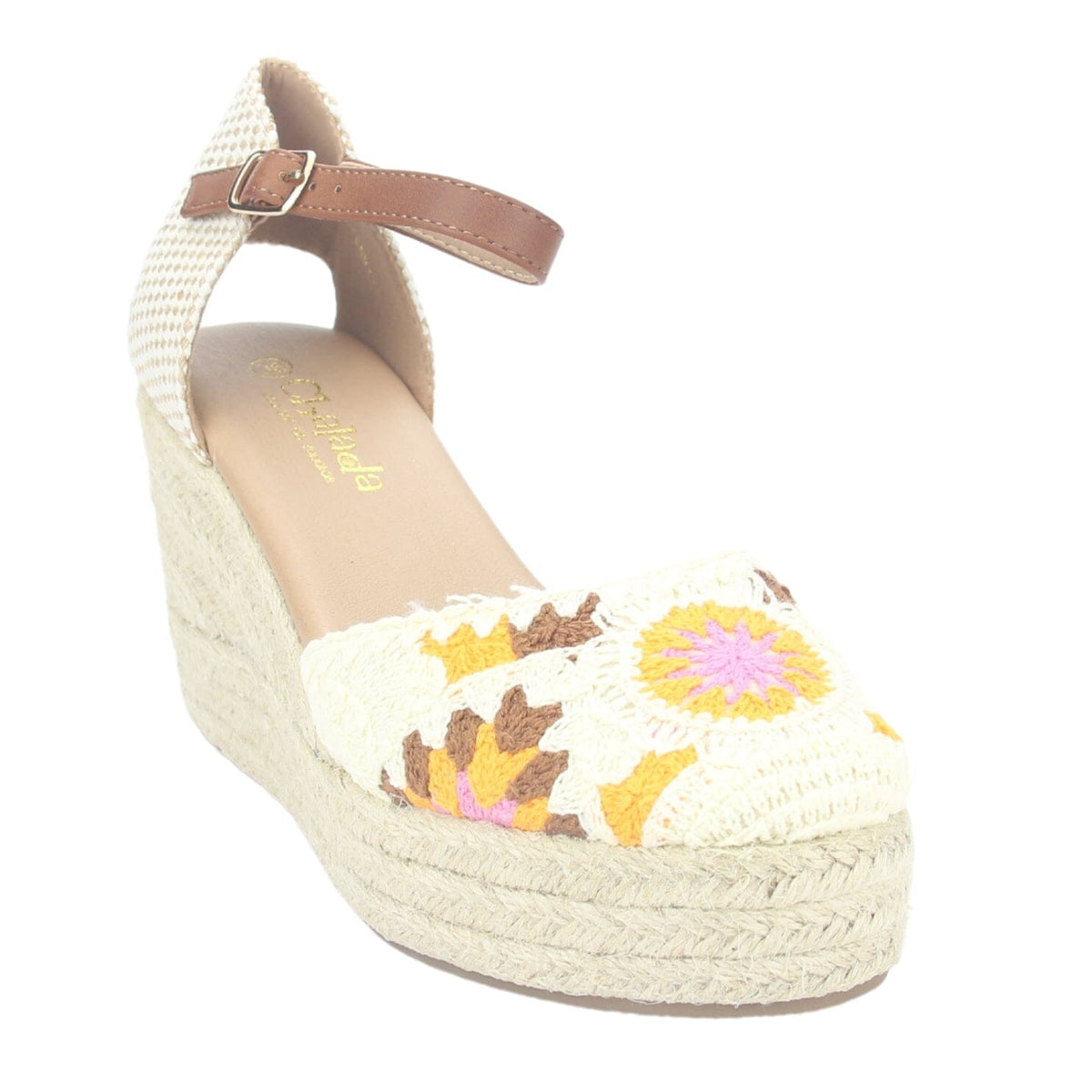 Alpargatas Chalada Mujer Penny-1 Beige Plataforma Tacones Altos Chalada 