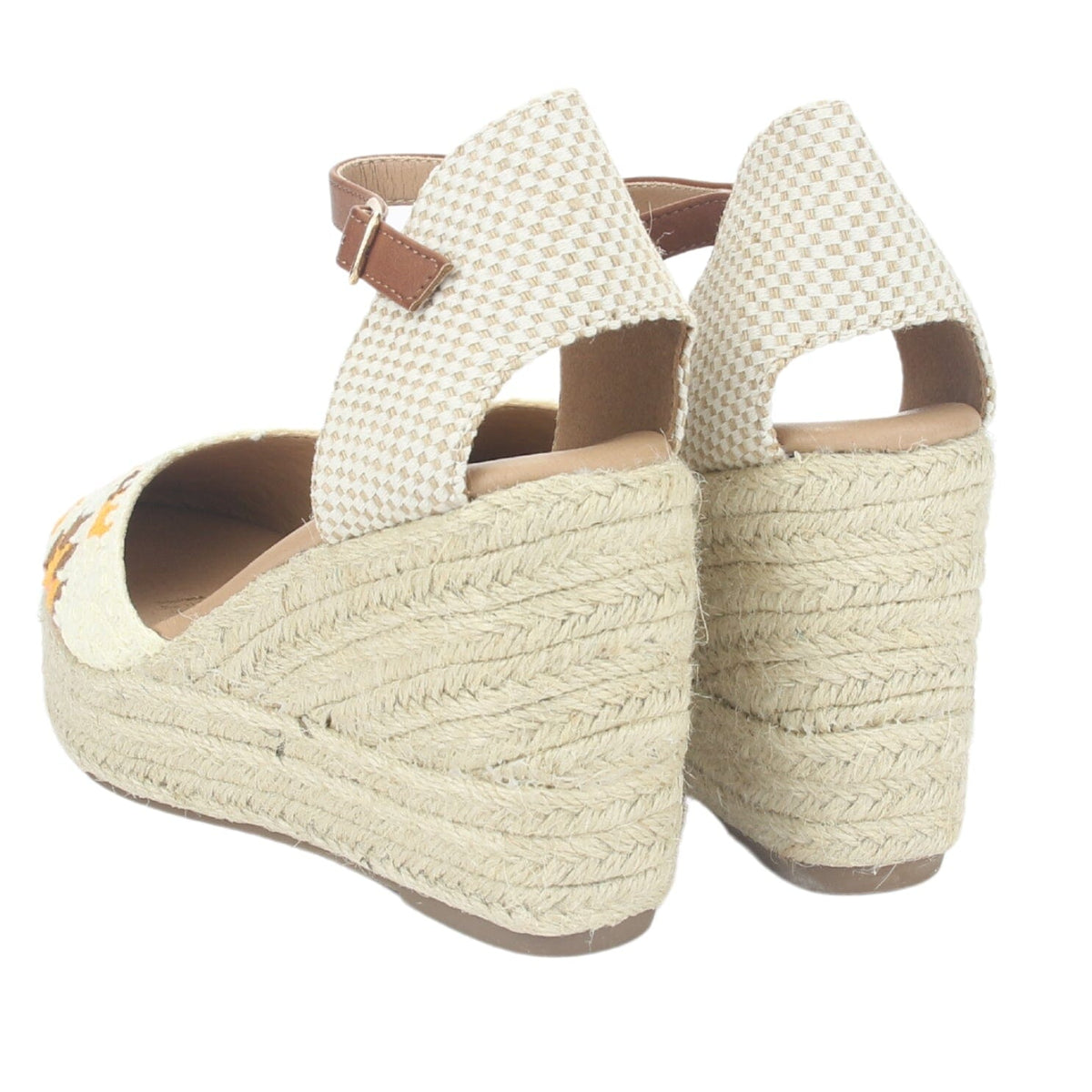 Alpargatas Chalada Mujer Penny-1 Beige Plataforma Tacones Altos Chalada 