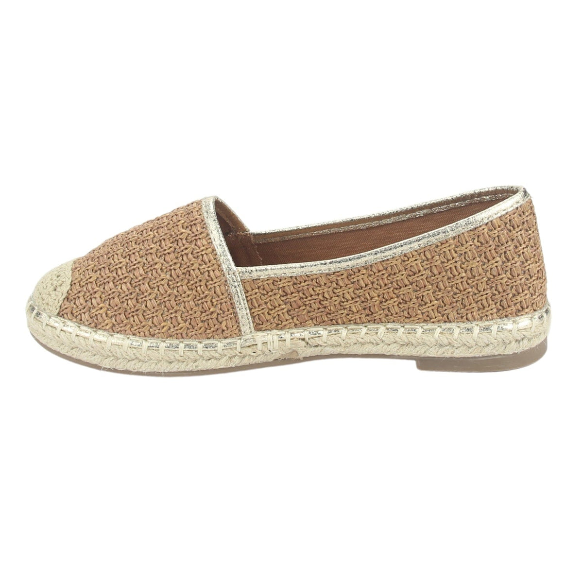 Alpargatas Chalada Mujer Poetto-1 Camel Casual Zapatos Planos Comfort Chalada 