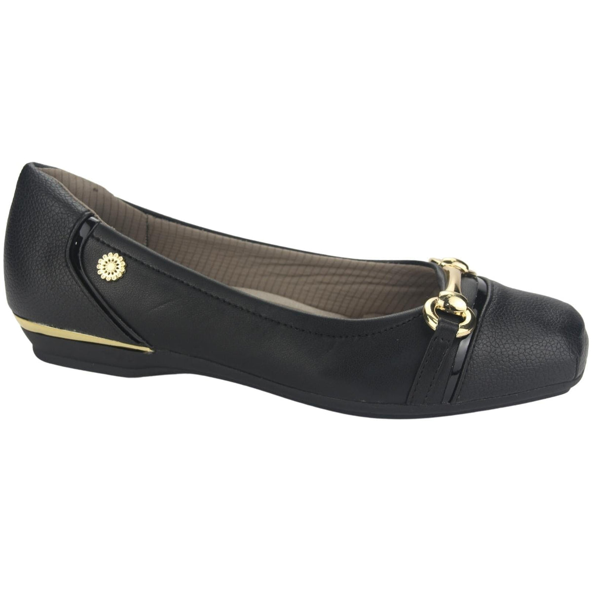 Ballerina Chalada Mujer Alpa-6 Negro Casual Mocasines Planos Chalada 