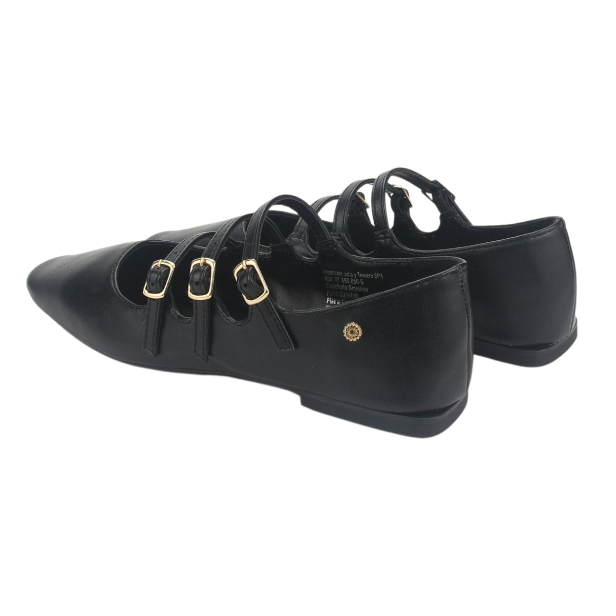 Ballerina Chalada Mujer Capo-3 Negro Plano Zapatos Planos Comfort Chalada 