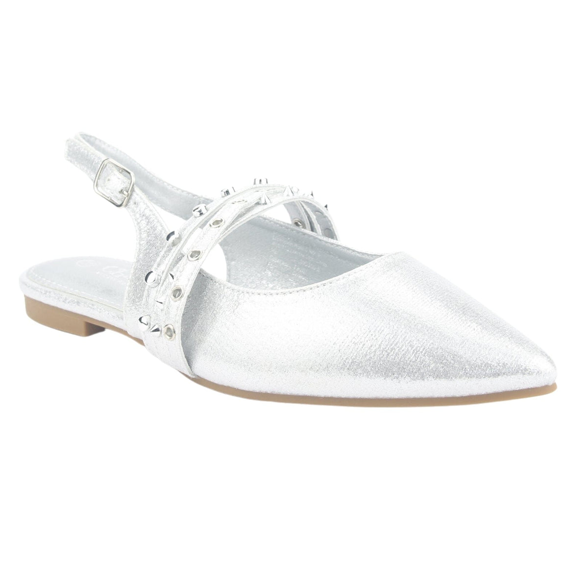 Ballerina Chalada Mujer Maris-6 Plateado Casual Ballerinas Chalada 