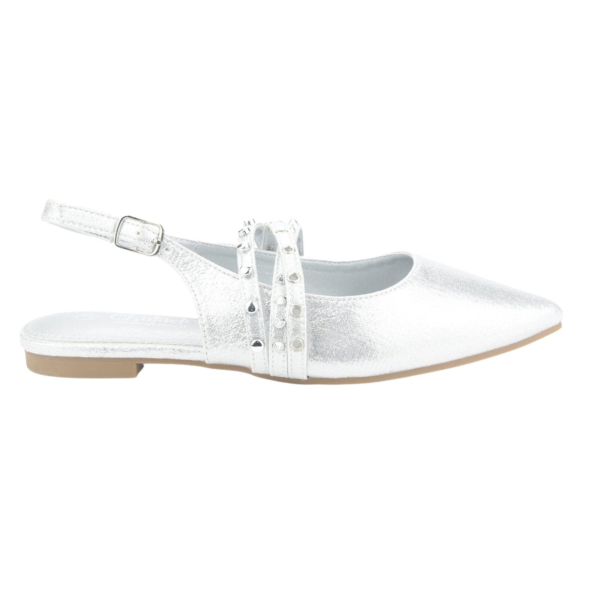 Ballerina Chalada Mujer Maris-6 Plateado Casual Ballerinas Chalada 