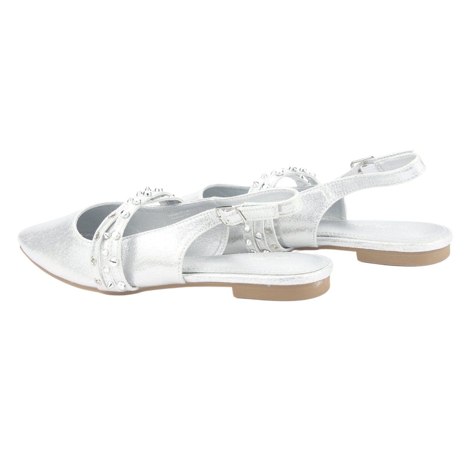 Ballerina Chalada Mujer Maris-6 Plateado Casual Ballerinas Chalada 