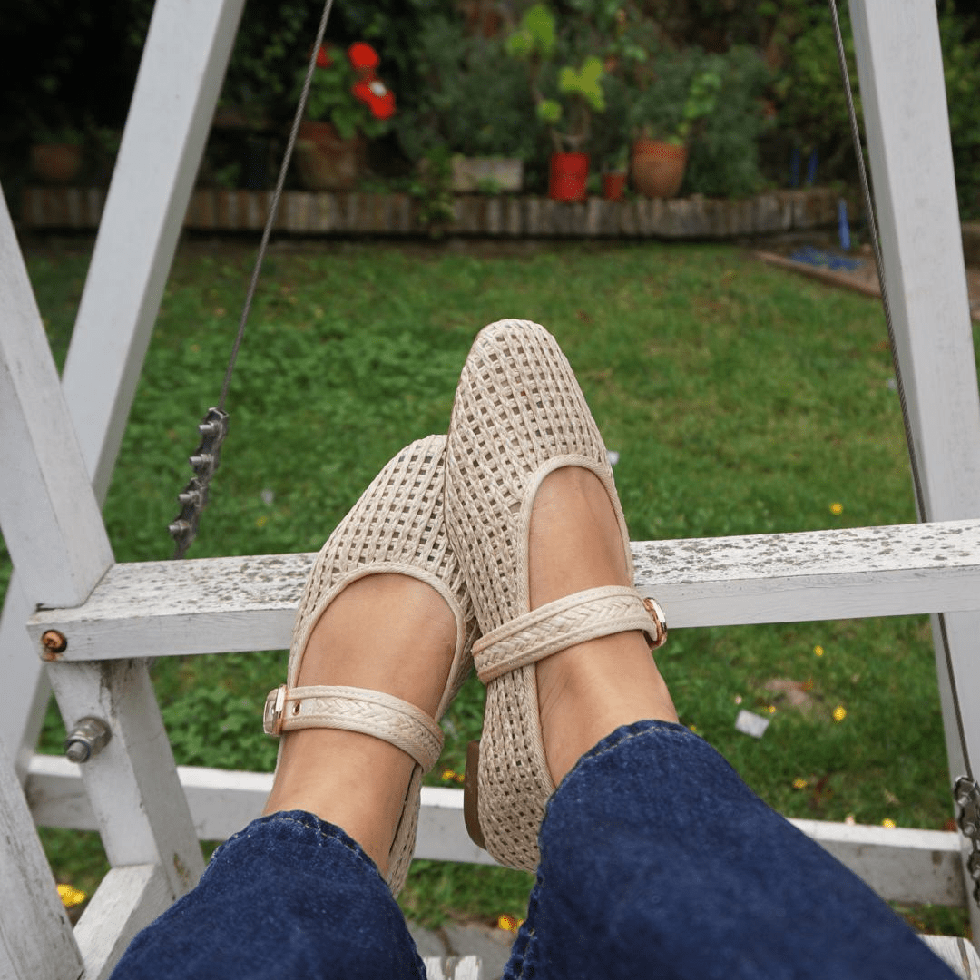 Ballerina Chalada Mujer Miu-6 Beige Casual Ballerinas Chalada 