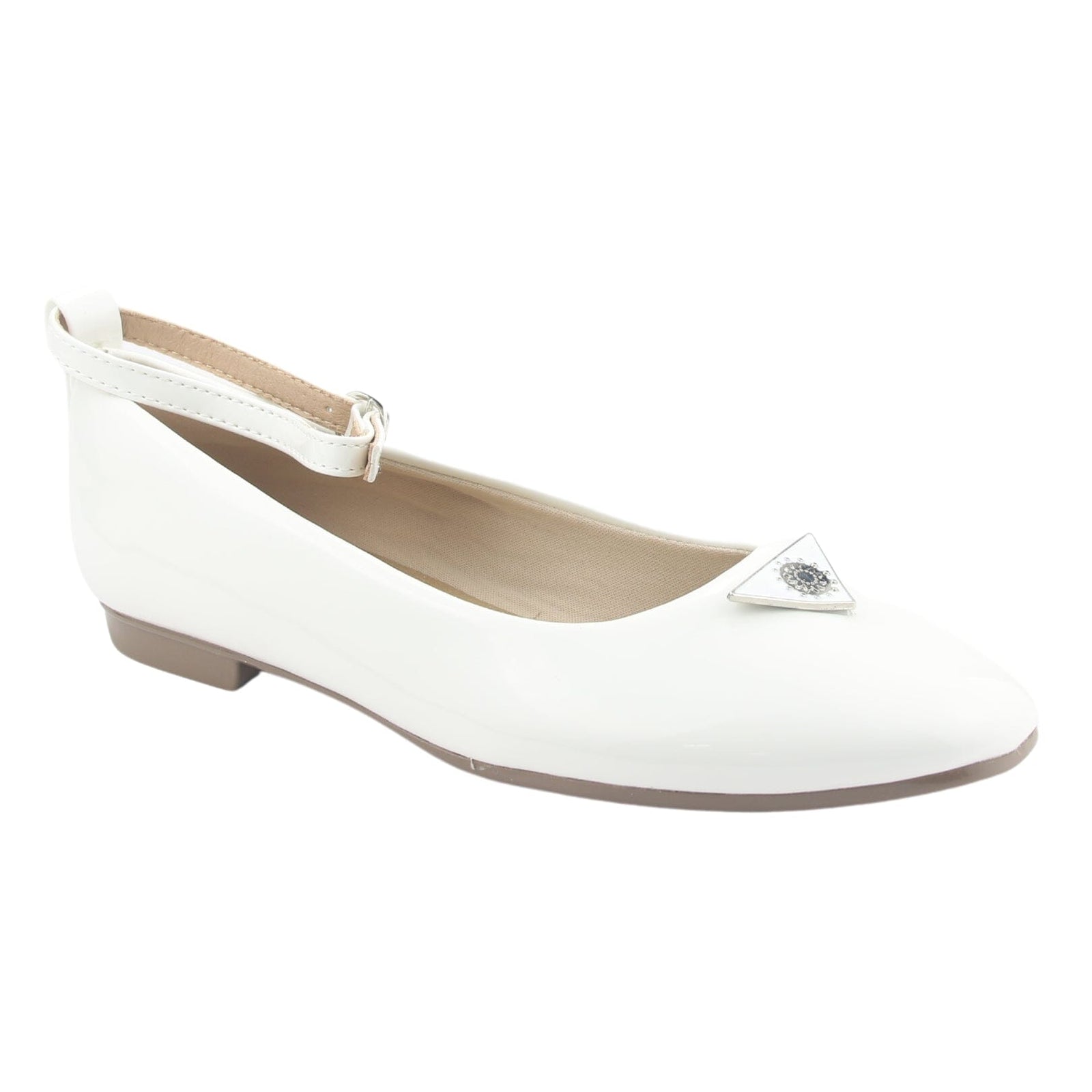 Ballerina Chalada Mujer Nazzer-1 Blanco Casual Ballerinas Chalada 