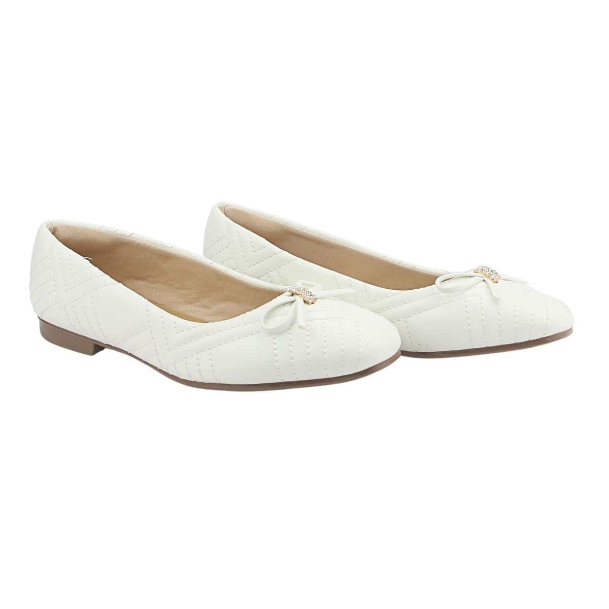 Ballerina Chalada Mujer Nazzer-3 Blanco Casual Ballerinas Chalada 