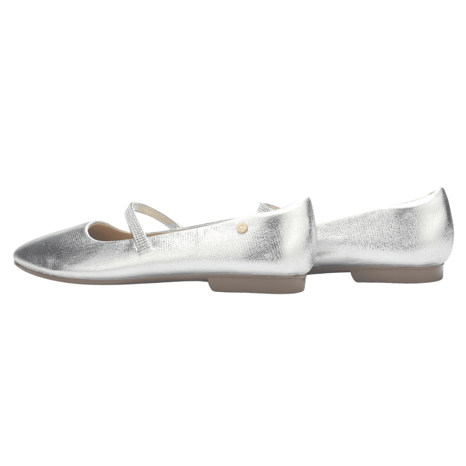 Ballerina Mujer Chalada Nazzer-8 Plateado Casual Ballerinas Chalada 
