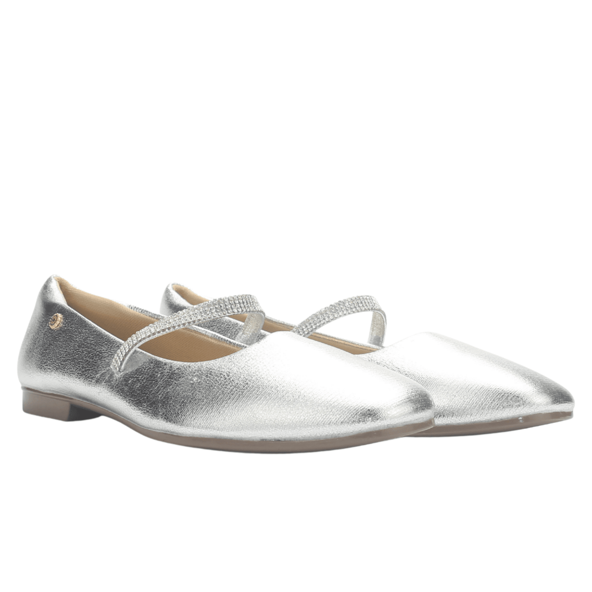 Ballerina Mujer Chalada Nazzer-8 Plateado Casual Ballerinas Chalada 