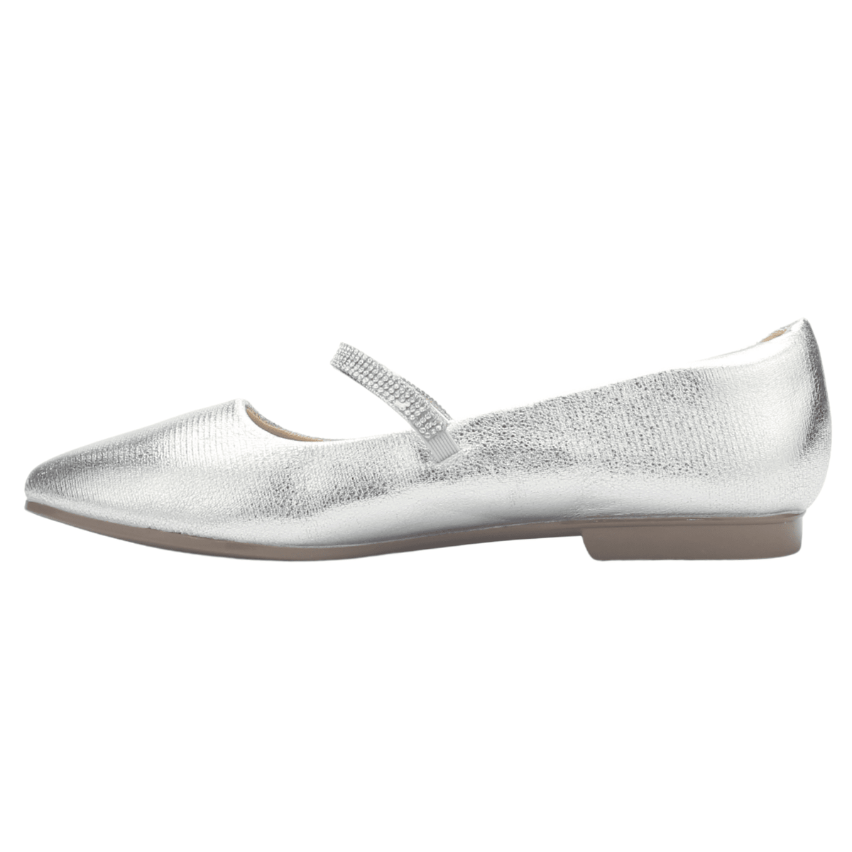 Ballerina Mujer Chalada Nazzer-8 Plateado Casual Ballerinas Chalada 
