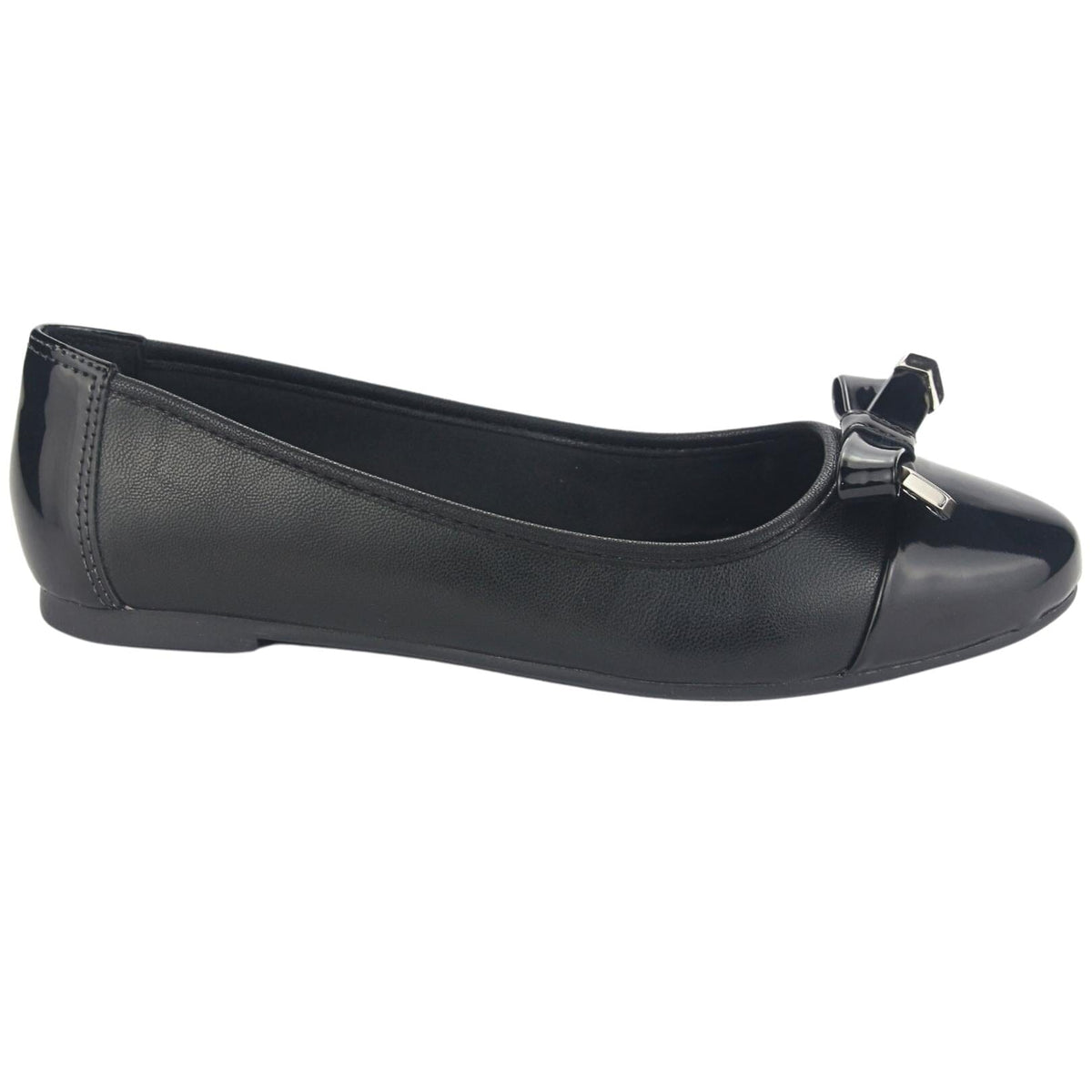 Ballerina Via Marte Mujer 23-13007 V Preto Casual Ballerinas Via Marte 