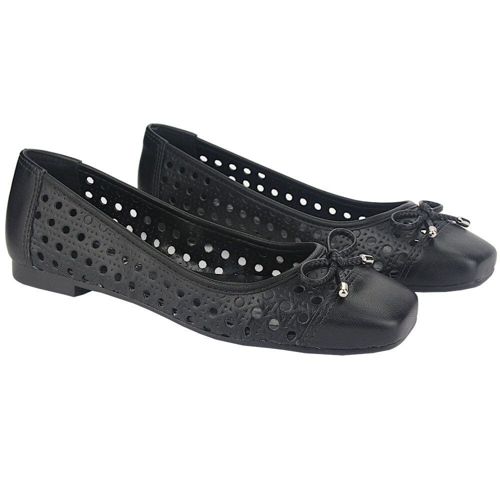 Ballerina Via Marte Mujer 23-13201 N Preto Casual Ballerinas Via Marte 