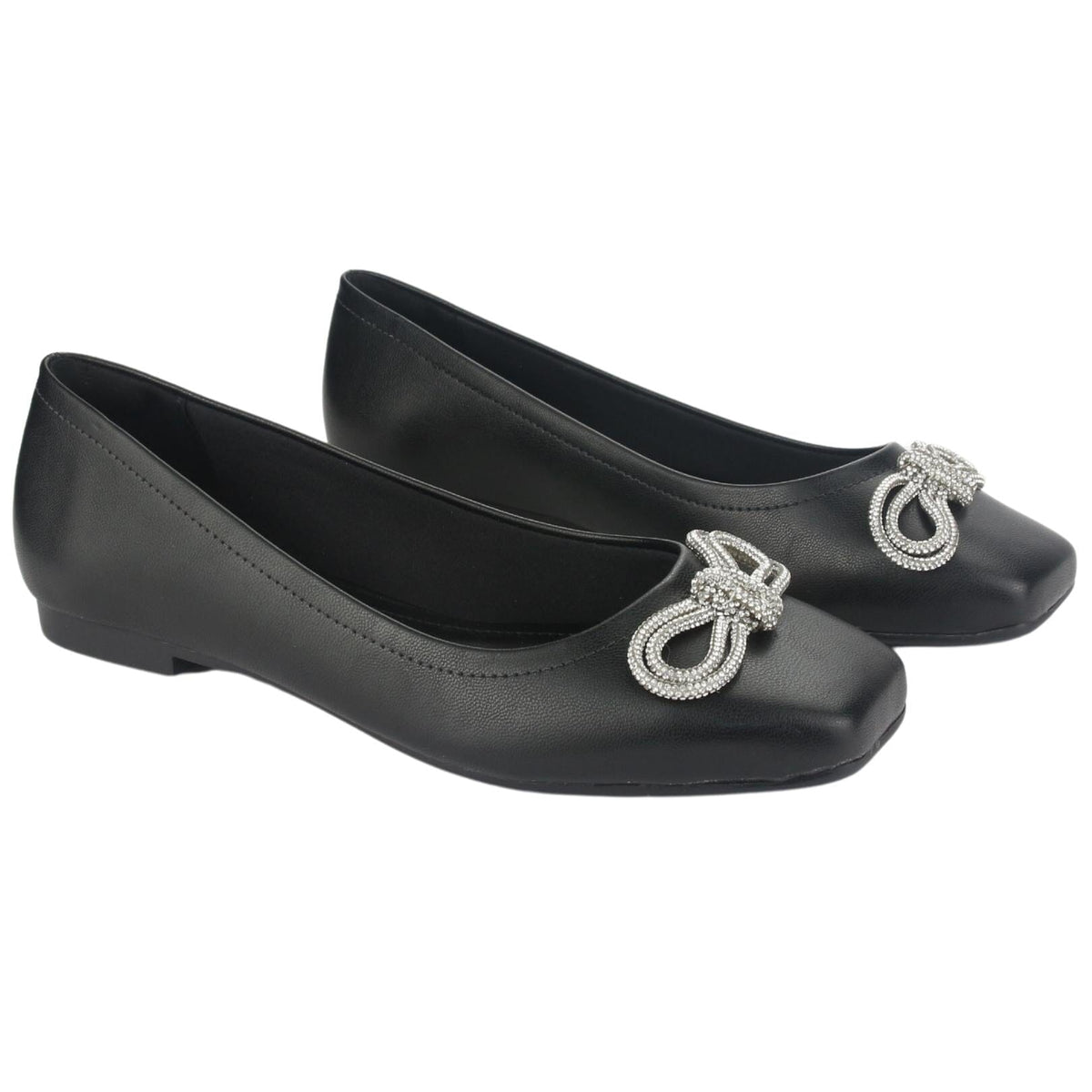 Ballerina Via Marte Mujer 23-13205 N Preto Casual Ballerinas Via Marte 