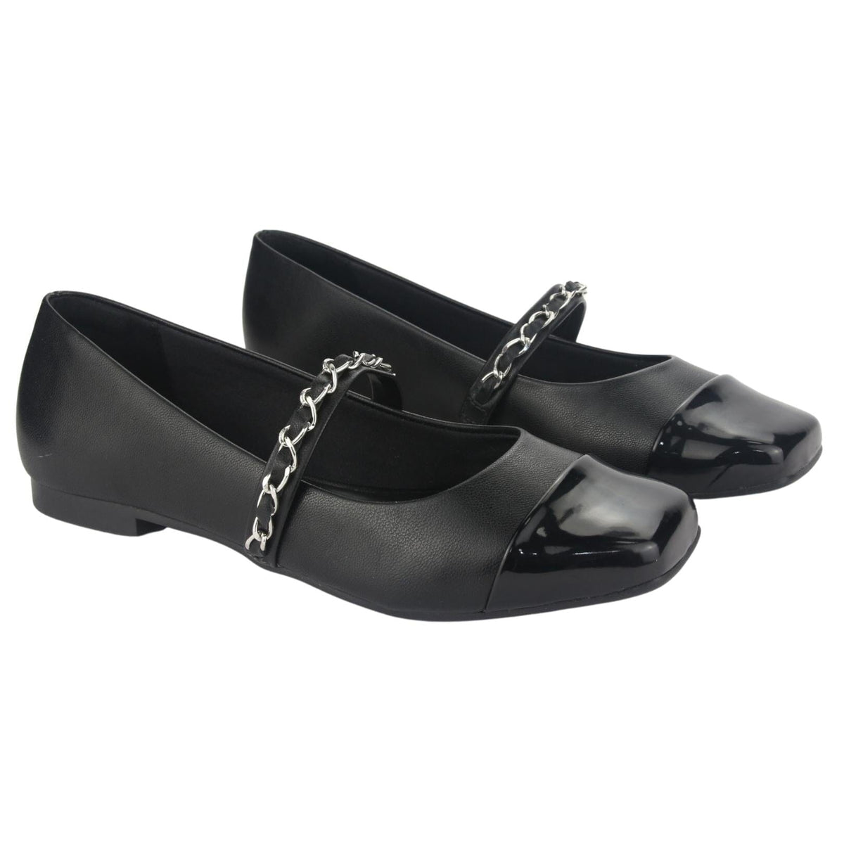 Ballerina Via Marte Mujer 23-13206 V Preto Casual Ballerinas Via Marte 