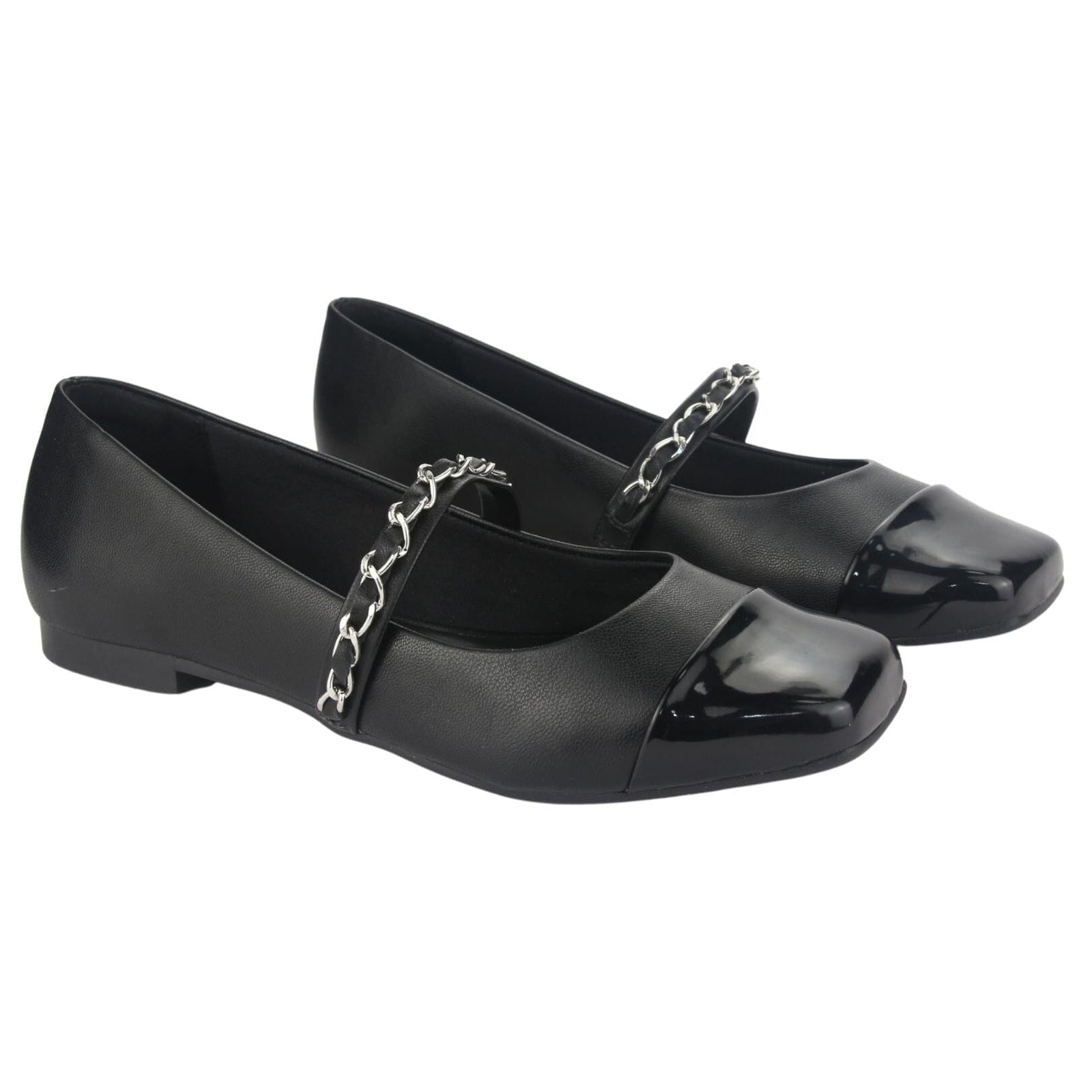 Ballerina Via Marte Mujer 23-13206 V Preto Casual Ballerinas Via Marte 