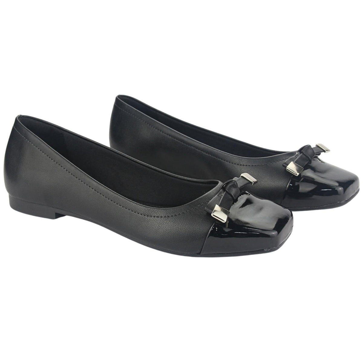 Ballerina Via Marte Mujer 23-13207 V Preto Casual Ballerinas Via Marte 