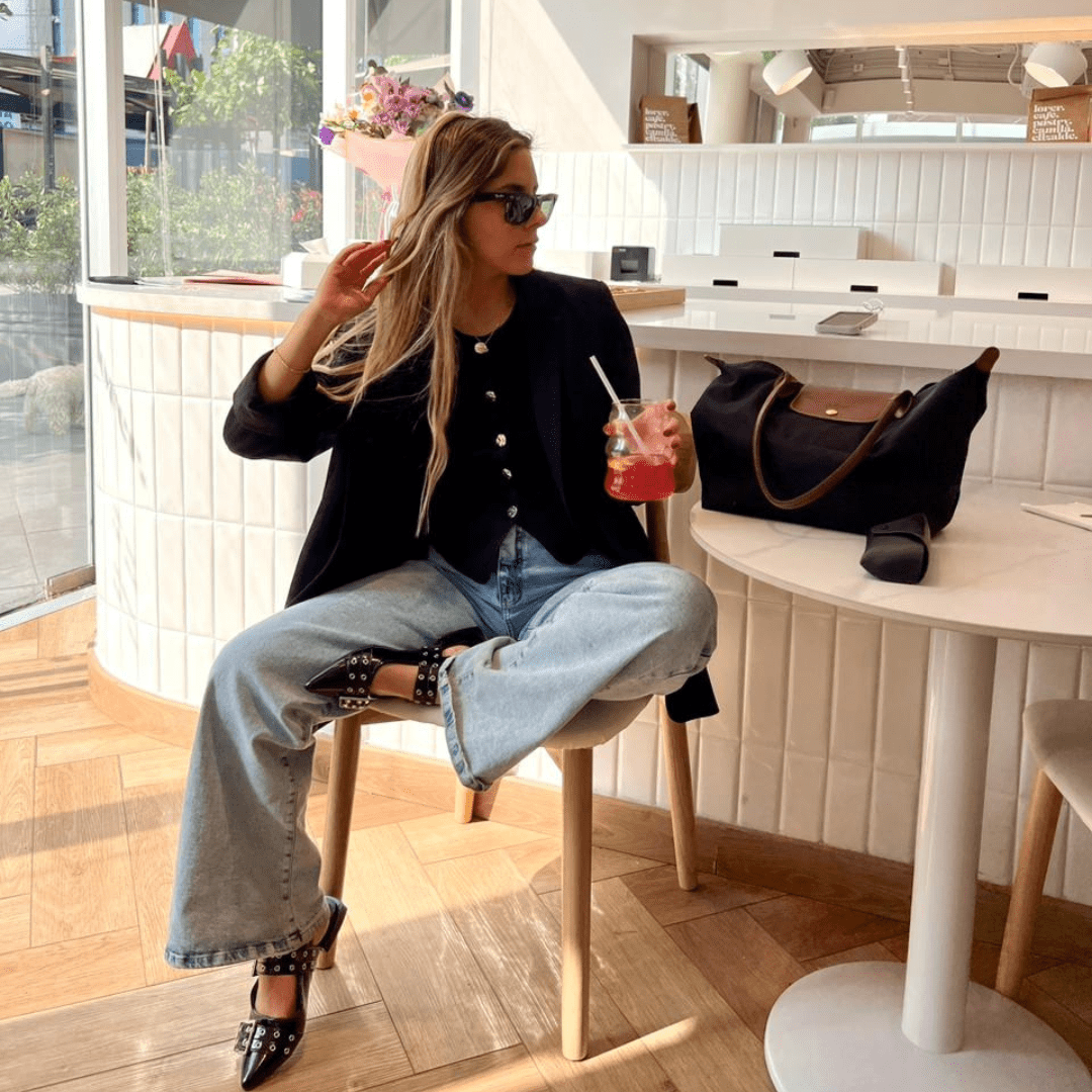 Ballerinas Negro Mujer Casuales Chalada Slik-1 Ballerinas Chalada 