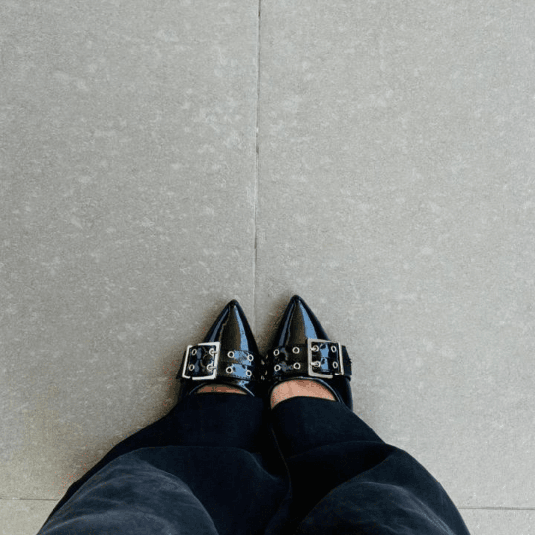 Ballerinas Negro Mujer Casuales Chalada Slik-1 Ballerinas Chalada 