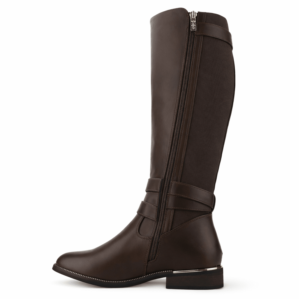 Bota Café Mujer Casual Chalada Trafun Botas Taco Chalada 