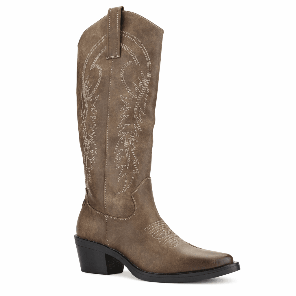 Bota Café Mujer Casual Chalada West Botas Taco Chalada 